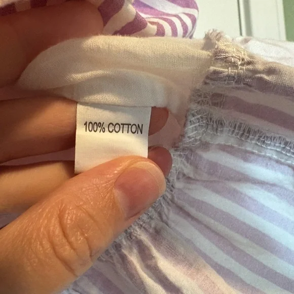 Olive Mae Floral Pink Cotton Dress with Ruffle Sleeves - Picture 6 of 6